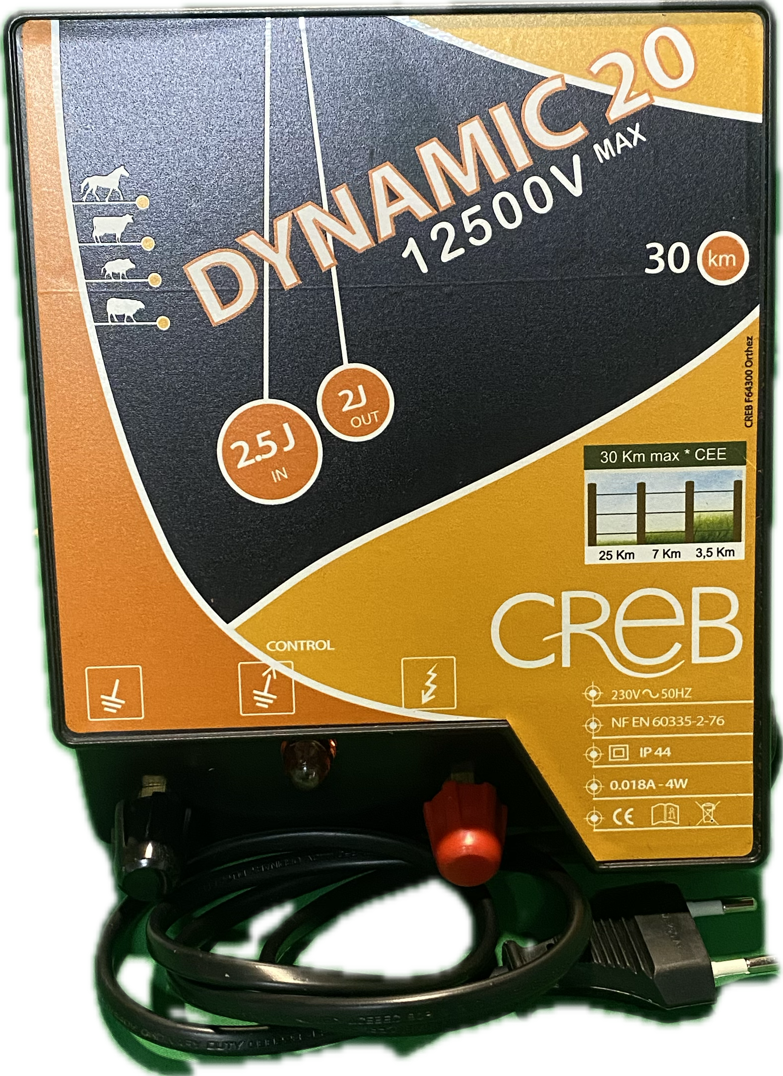 Electrificador de Cercas Dynamic 20 de CREB: Control Efectivo para Fincas Medianas